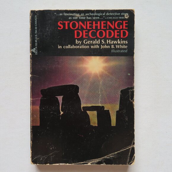 Stonehenge Decoded by Gerald S. Hawkins 1978 Vintage Paperback Occult - Picture 1 of 4